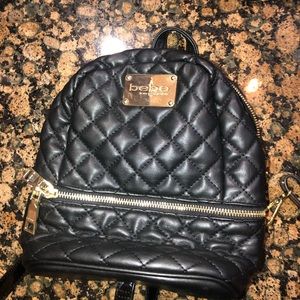 black bebe mini backpack